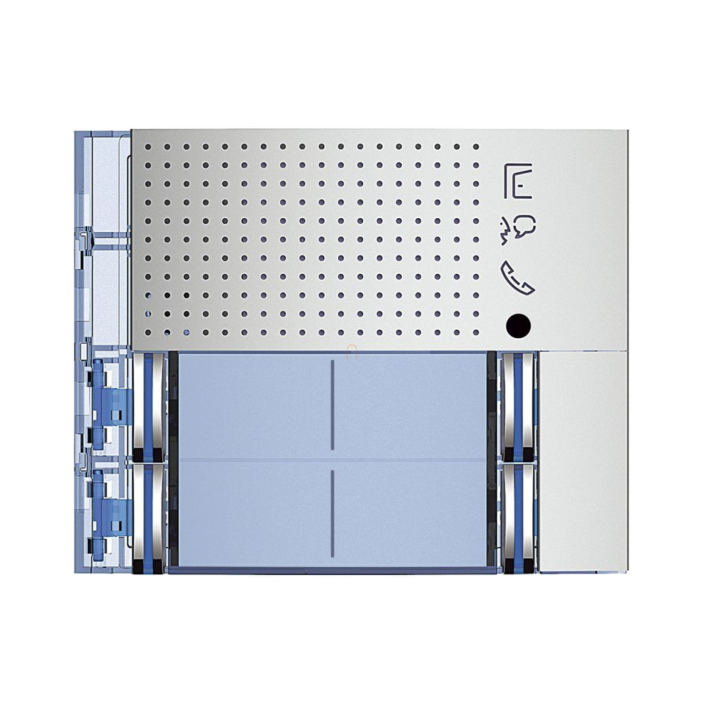BTICINO 351181 Audio erősítő előlap, 2x2 nyomógombos, Allmetal