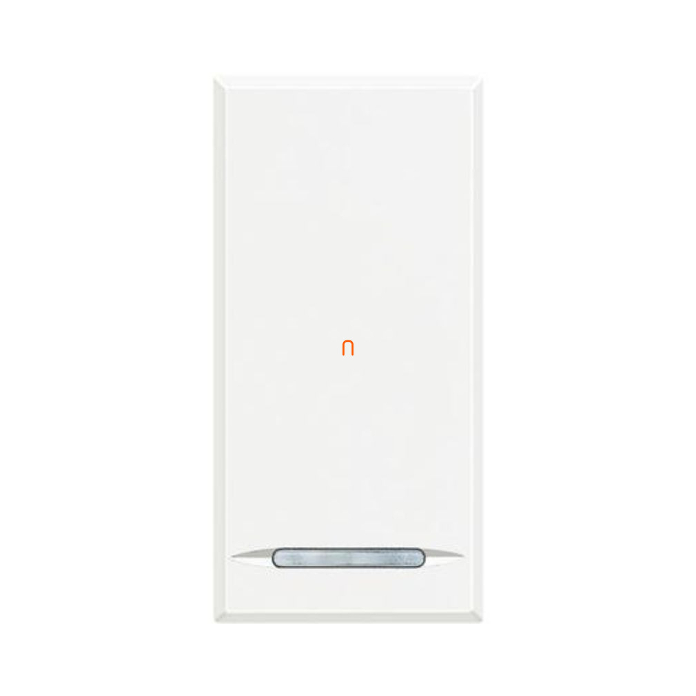 Axolute nyomógomb 10A, 1 mod, hófehér HD4055A