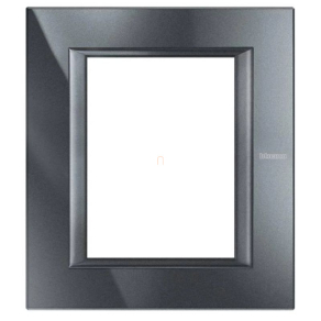   Axolute takarókeret 3+3modul matt antracit, szögletes HA4826HS