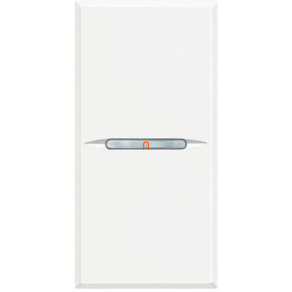 BTICINO Axolute egyp. nyomó 1 modulos, fehér HD4005N