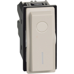 BTICINO LivingNow 2P kapcsoló homok KM4002