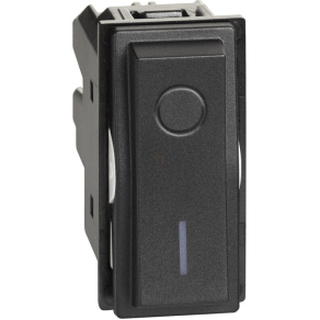 BTICINO LivingNow 2P kapcsoló 16A fekete KG4002