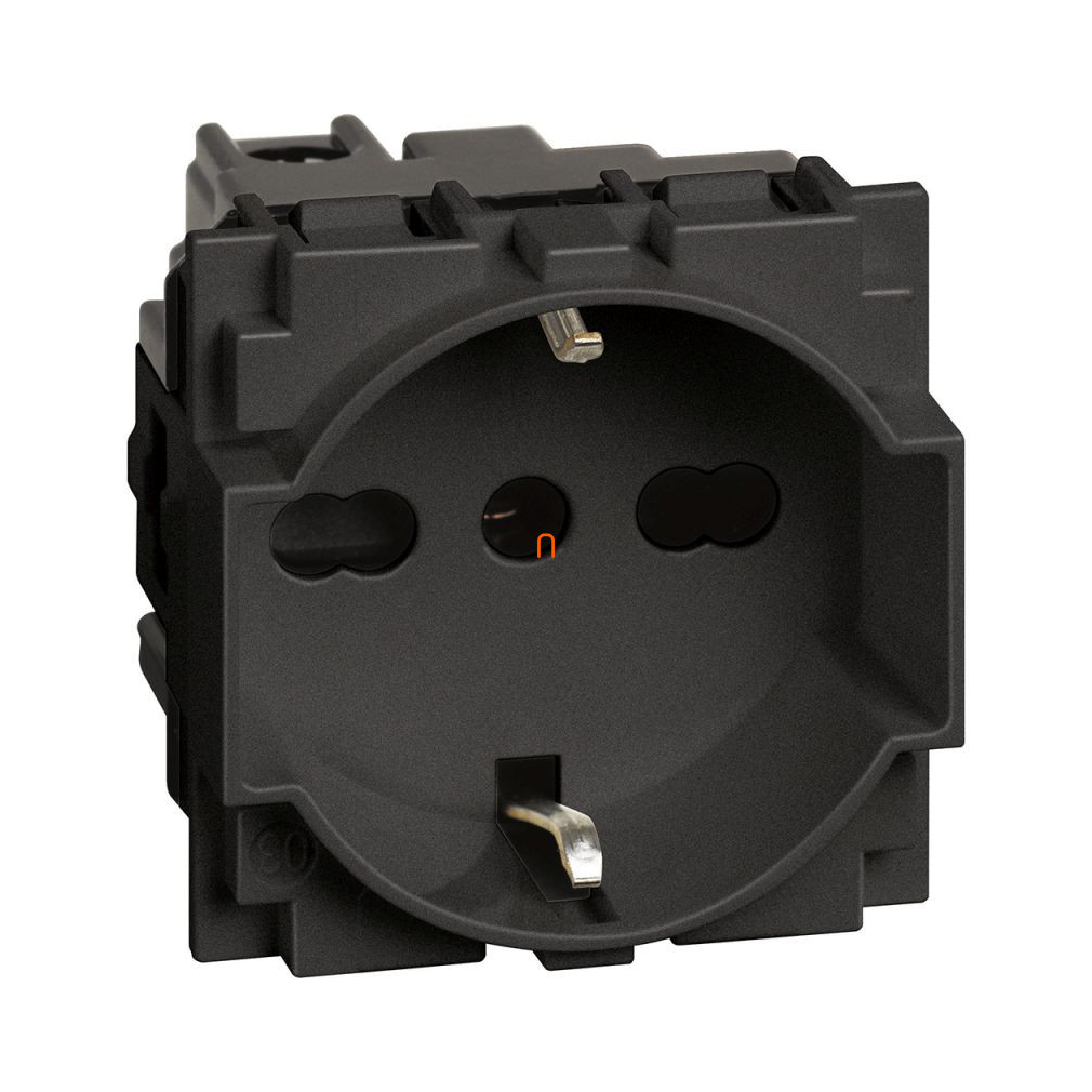 BTICINO LivingNow dugalj UNEL socket + 10/16A fekete KG4140A16