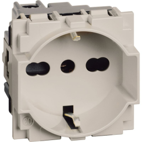   BTICINO LivingNow dugalj UNEL socket + 10/16A homok KM4140A16