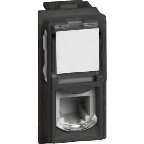 BTICINO LivingNow RJ11 K10 fekete KG4258RJ11