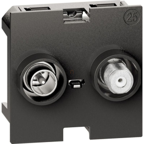 BTICINO LivingNow csatlakozó TV-SAT 2m K4214M2D