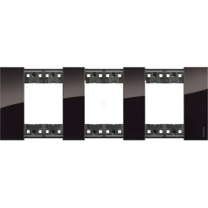 BTICINO LivingNow keret éjfekete 2+2+2 modul KA4802M3DG