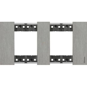 BTICINO LivingNow keret STEEL 2+2 modul KA4802M2ZG