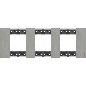 BTICINO LivingNow keret STEEL 2+2+2 modul acél KA4802M3ZG