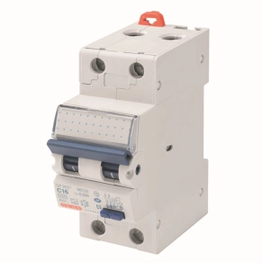   Gewiss GW94106 Kombinált áram-védőkapcsoló 1P+N C10 6kA AC 30mA 2M