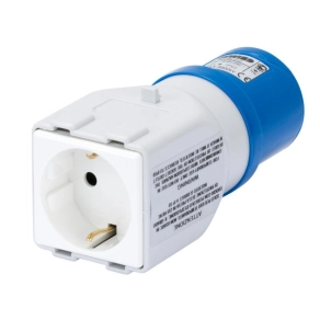   Gewiss 64210 Ipari adapter házt.schuko dugalj 2P+F/ ipari 2P+F 16A dugvilla