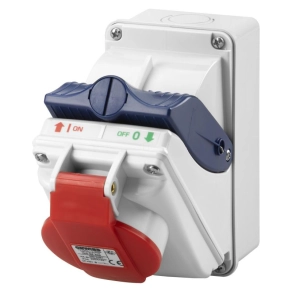 GW. 66409 ip. dugalj 16A 5P 400V reteszelt IP44