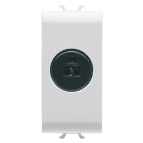   Gewiss Chorus fényes fehér Audio/video aljzat-hangszóró csatlakozóval, 1 modulos GW10454