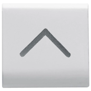   Chorus fényes fehér Cserélhető gomb, vertikális nyíl 22x22mm GW10545 Gewiss