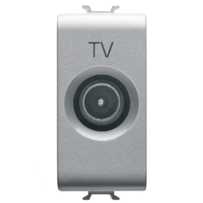   Chorus titánium TV aljzat, átmenő 5dB, 1 modulos GW14362 Gewiss