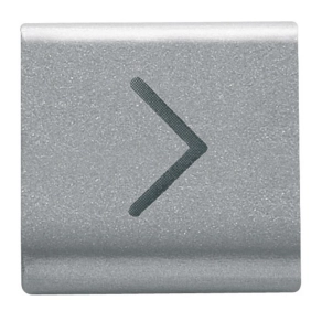   Chorus titánium Cserélhető gomb, horizontális nyíl 22x22mm GW14546 Gewiss