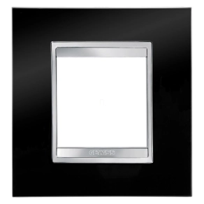   Chorus LUX tinta fekete 1-es keret (2 modul) GW16222TN Gewiss