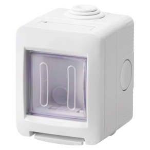   Gewiss Chorus szürke Szerelvénydoboz falon kívüli, IP55 2 modulos GW16512