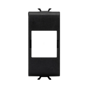   Chorus matt fekete Adatkábel csatlakozó adapter, Systimax Commscope 1 modulos GW12438 Gewiss