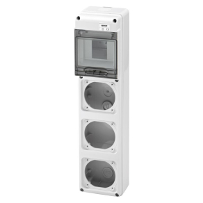   Gewiss ipari elosztó IP65 68001N 5 modul 3x16A dugalj férőhely