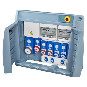   Gewiss 68543 Q-BOX6 elosztószekrény 53kW EM, (7db sorkapocs,4db csatlakozó aljzat)