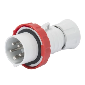   Ip.csatlakozó lengő dugvilla 380-415V 5pólus 16A IP67, rugós vezeték bekötésű GW60031FH