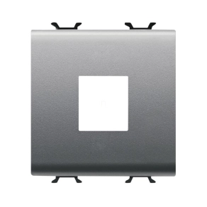   Chorus titánium Adatkábel csatlakozó adapter, AMP/Keystone jack 2 modulos GW14433 Gewiss