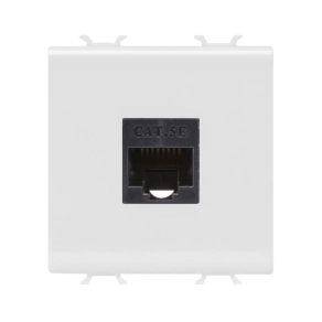   Gewiss Chorus fényes fehér 1xRJ45 Cat5e UTP aljzat, 2 modulos GW10434