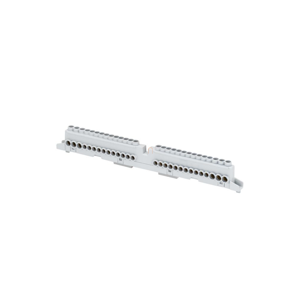 Föld-Nulla (PE/N) sín 18modul kiselosztóba 2P 80A 2X(3x16mm2 +17x10mm2) Gewiss GW40418B