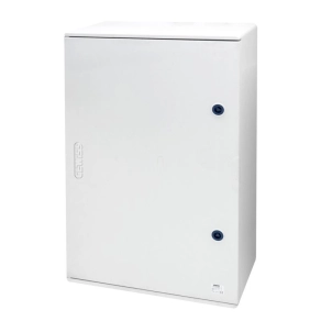   Műanyag elosztószekrény zárral szerelt teli ajtóval 515x650x250mm szürke IP66 GW46005F