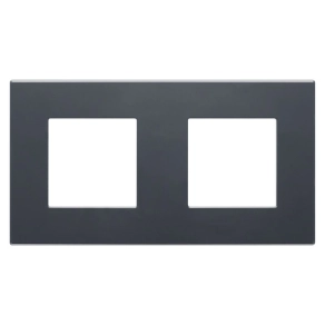   Gewiss Dahlia antracit szürke keret 2-es vízszintes/függőleges GW35902AN