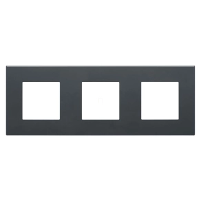   Gewiss Dahlia antracit szürke keret 3-as vízszintes/függőleges GW35903AN