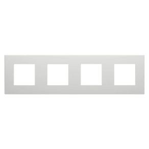   Gewiss Dahlia világosszürke keret 4-es vízszintes/függőleges GW35904AG