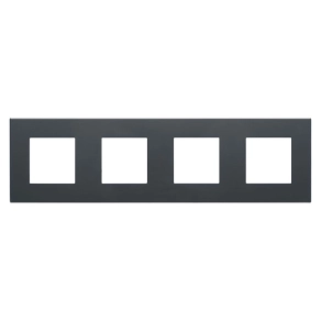   Gewiss Dahlia antracit szürke keret 4-es vízszintes/függőleges GW35904AN