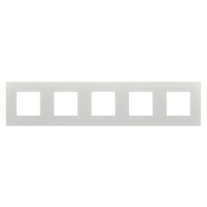   Gewiss Dahlia világosszürke keret 5-ös vízszintes/függőleges GW35905AG