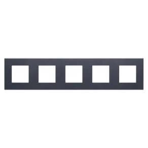   Gewiss Dahlia antracit szürke keret 5-ös vízszintes/függőleges GW35905AN