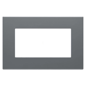   Gewiss Dahlia sötétszürke keret 2x2P+F dupla csatlakozóaljzathoz GW35909AD
