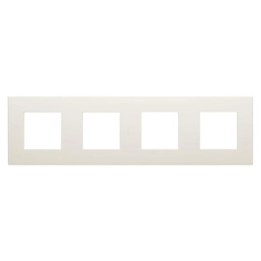   Gewiss Dahlia elefántcsont keret 4-es vízszintes/függőleges GW35904AY