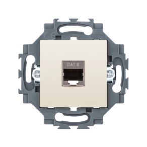   Gewiss Dahlia elefántcsont 1xRJ45 Cat6 FTP aljzat (szerszám nélküli szerelés) GW35274Y