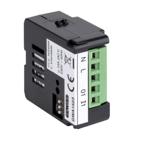   Gewiss Zigbee 1 csatornás aktuátor fogyasztásmérővel GWA1523