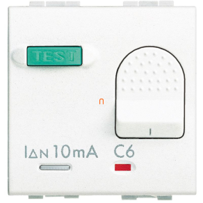 Bticino Light áramvédő kapcsoló 10A 2 modulos N4305/10