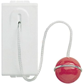 BTICINO Light 1 pólusú nyomó húzózsinórral N4033