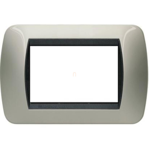 BTICINO L4803TC Living takarókeret 3m Titán