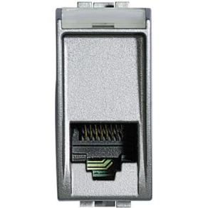 BTICINO Light Tech RJ11 csatl.aljz. 1 modulos, NT4258/11N