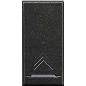 Axolute 1 modulos billentyű fekete,dimmer jellel HS4915AD