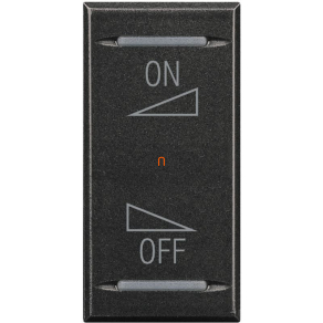 Axolute billentyűhöz, 1 modul ON-OFF, fekete HS4911AI