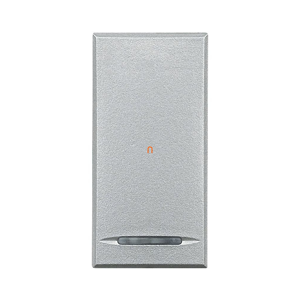 Axolute nyomógomb 10A, 1 modul, szürke HC4055