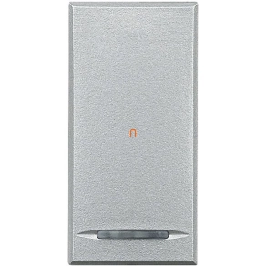 Bticino HC4055 Axolute nyomógomb 10 A, 1 modulos, szürke