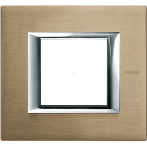   BTICINO Axolute takarókeret 2m matt titánium, szögletesl HA4802NX