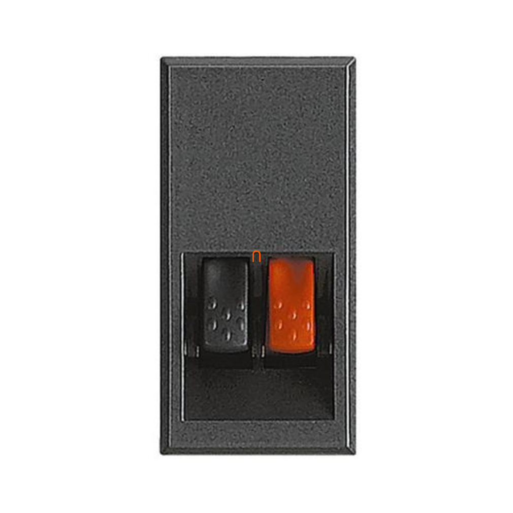 BTICINO HS4294 Axolute Házimozi hangf. csatl fekete 1mod